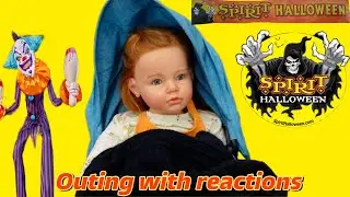 Reborn Autumn's outing to Spirit Halloween Store