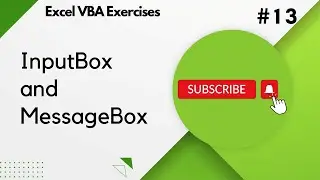 2.13 - Inputbox and MessageBox in Excel VBA