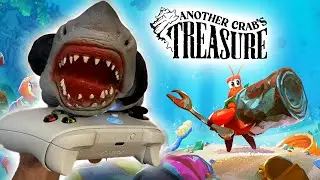 Shark Puppet plays Another Crabs Treasure!