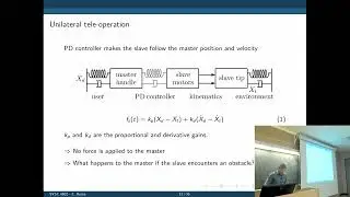 SYSC 4206 (Surgical Robotics) - Lecture 12: Teleoperation