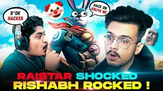 Raistar Shocked 😱 Gyan Bhai & Rishabh Rocked 🗿😂 Most Funny Match