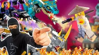 ЧМЗН И ОВЕРЛОРД VS НИНДЗЯ - ФИНАЛ БИТВЫ LEGO ДРАКОНОВ!