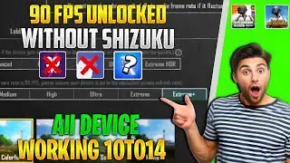 HOW TO UNLOCK 90 FPS/120 FPS ANY ANDROlD DEVICE | ✅🔥