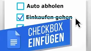 Google Docs: Checkbox einfügen | To-Do Listen mit Kästchen erstellen