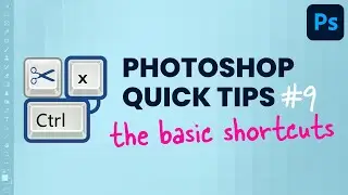 Photoshop Quick Tips: Five Basic Keyboard Shortcuts #shorts
