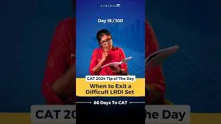 CAT 2024 Tip of the Day - #15 - 86 Days to CAT