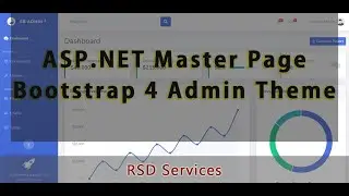 Add Bootstrap 4 Admin Theme Master Page into ASP.NET C# Project (Part 4)