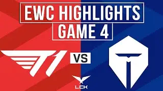 T1 vs TES Highlights Game 4 | EWC 2024 Grand Final | T1 vs TOP ESPORTS