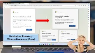 How to Unblock/Recover Microsoft Account (Easy)