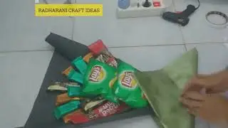 Membuat buket snack NITA LESTARI