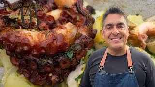 PULPO ASADO A LA PARRILLA. Perfecto, blando, delicioso e infalible | Todos los secretos