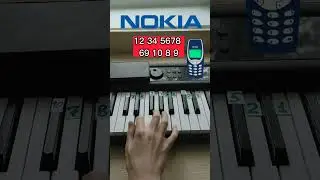 Nokia 3310 ringtone on piano 🎹 easy tutorial