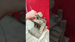 🏠#mitti ka ghar#mudhouse#shorts#trending#viral#how make clay house