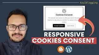 How To Add Cookie Consent Popup in Blogger & WordPress website