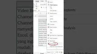 Excel: Satu Cell, Banyak Teks! Gabungkan dalam Sekejap! #Shorts