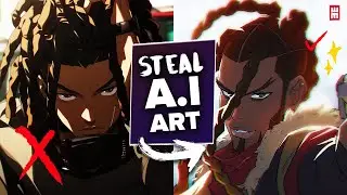 STEAL From AI Art and become an art god