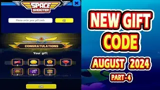 Space Shooter New Gift Code | Space Shooter  New Gift Code August 2024 (Part-4)