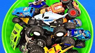 Monster Trucks for Kids #3 | Learn Monster Truck Names & Colors | Fun & Educational Organic Learning