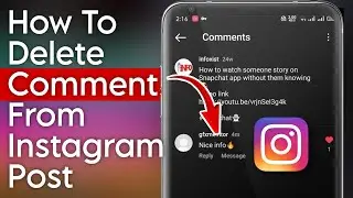 How to delete Comments from Instagram posts 2023 | Remove Comments From Instagram