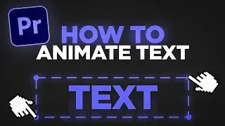 How to ANIMATE TEXT in Premiere Pro 2023 | Adobe Premiere Pro tutorial