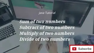 Java Program Example: Sum of Two Numbers  | Coding With Fun