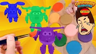 ¡Aprende los colores con Super Wings Pintados con los Colores Equivocados!