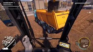 Construction Simulator 🚧 Cleaning up w JCB 220X excavator