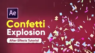 Confetti Explosion - After Effects Tutorial (EASY METHOD)