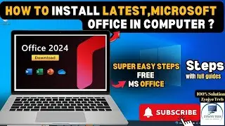 Download and Install Office 2024 From Microsoft for free | Genuine Version | Office 2024