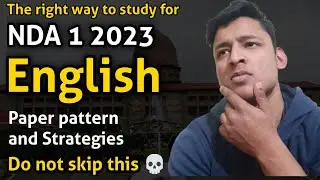 NDA English Paper Preparation🔥 | NDA 1 2023 English | Most Important video 🔥| NDA GAT