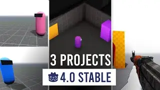 My First 3 Projects in Godot 4.0 ! ( + channel update )