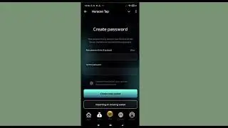 Создаем кошелек в приложении Huracan Tap