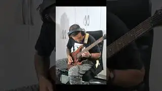 Awesome licks from Marcelo Pessan using my Simple Straight Metal Drum Track 120 BPM 🎸🥁🔥