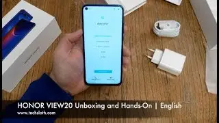 Honor View 20 Unboxing and Hands On | English