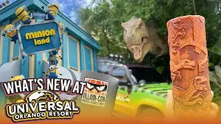 What’s New at Universal Orlando - Villain-Con Trash, Jurassic Park Tiki Cup, Minion Land, and More