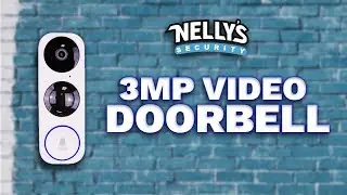 3MP Video Doorbell - No Monthly Fees, Onboard Storage, ONVIF Compatible, and more! (NSC-DB2)