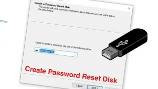 How to Create a Password Reset Disk in Windows 10 Using a USB Drive