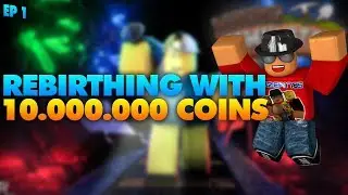 [Roblox] Mining Simulator: REBIRTHING WITH 10.000.000 COINS! (2018 ep1)