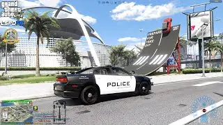 GTA V - LSPDFR 0.4.9🚔 - LAXPD - Airport Police - Subway Hostage Situation | Shots Fired - 4K