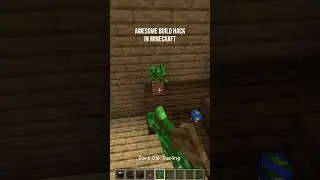 Awesome build hack in minecraft