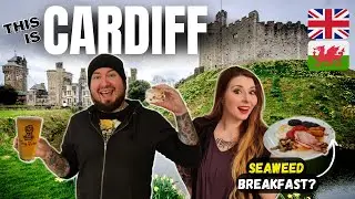 Exploring CARDIFF, Wales - Cardiff Castle, WELSH CAKES, and INDIAN food