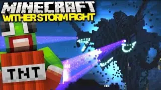 Minecraft: WITHER STORM BOSS BATTLE! | (Vanilla Minecraft Boss Fight)