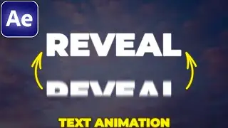 Text Reveal Animation in After Effects | Sliding Text Animation