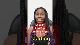 Shopify Linkpop Landing Page