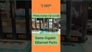 TPLink Archer C6 V3.20 vs TPLink Archer C80 Comparison #shorts