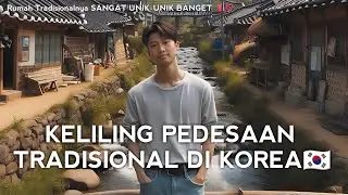 Jalan Jalan Sore Melihat Suasana Pedesaan Di Korea Selatan || Rumah tradisionalnya unik-unik banget