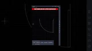 Door symbol AutoCAD On iPad ✅ #shorts #autocad #cad #ipad #ipadpro #designgorhythm #drawing