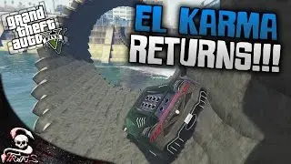 GTA 5 | EL KARMA IS REAL MY FRIEND!!! NF JUSTO!!! - GTA V CARRERA DE LA MUERTE 