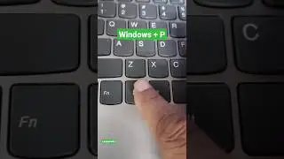 Shortcut  Key to Project Screen #shorts #laptop #desktop #keyboard #shortcutkeys #ytshorts #viral