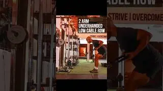 2 Arm Underhanded Low Cable Row